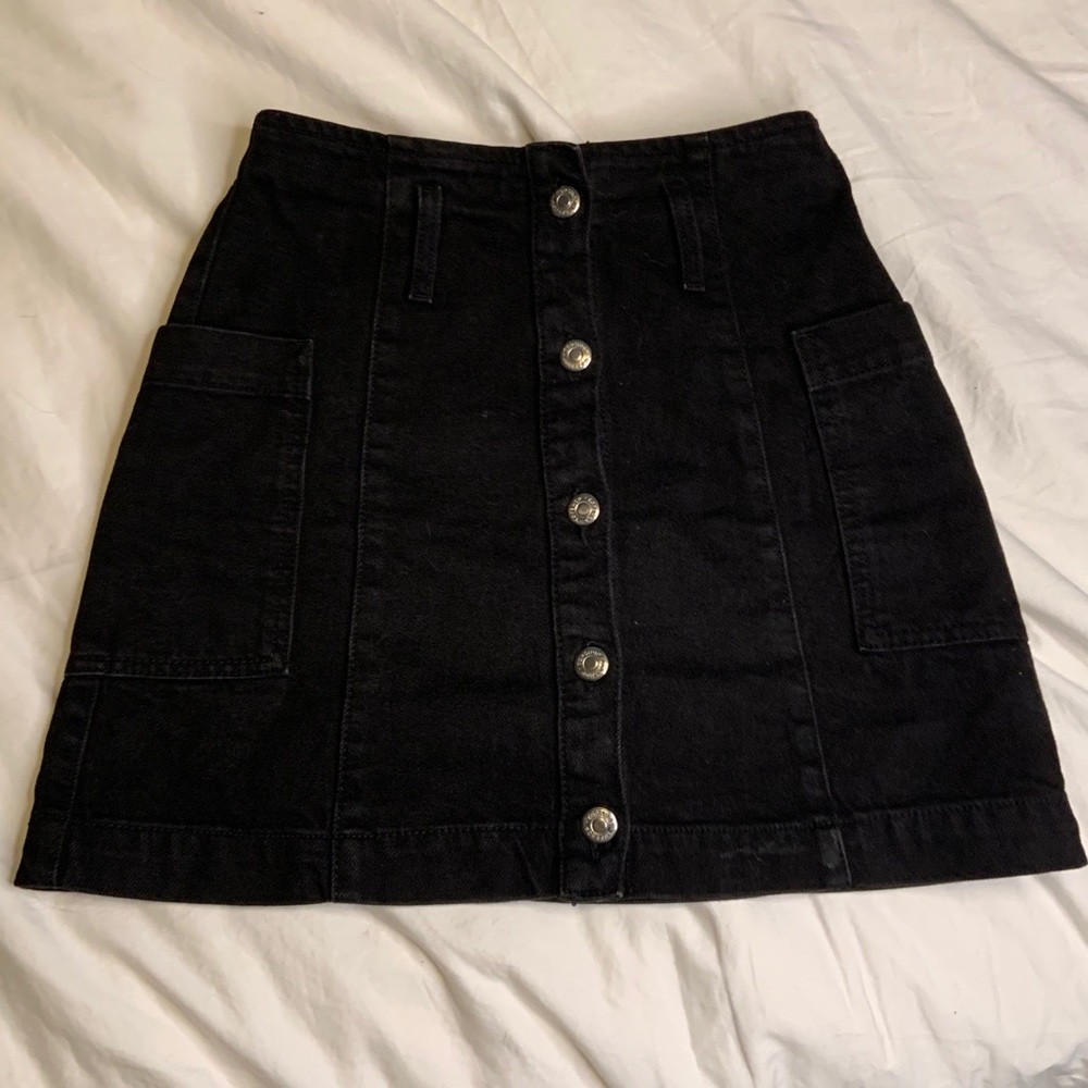 Topshop denim skirt